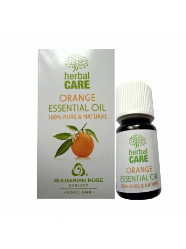 Портокалово масло Herbal Care, Orange, Bulgarian rose, 10 мл